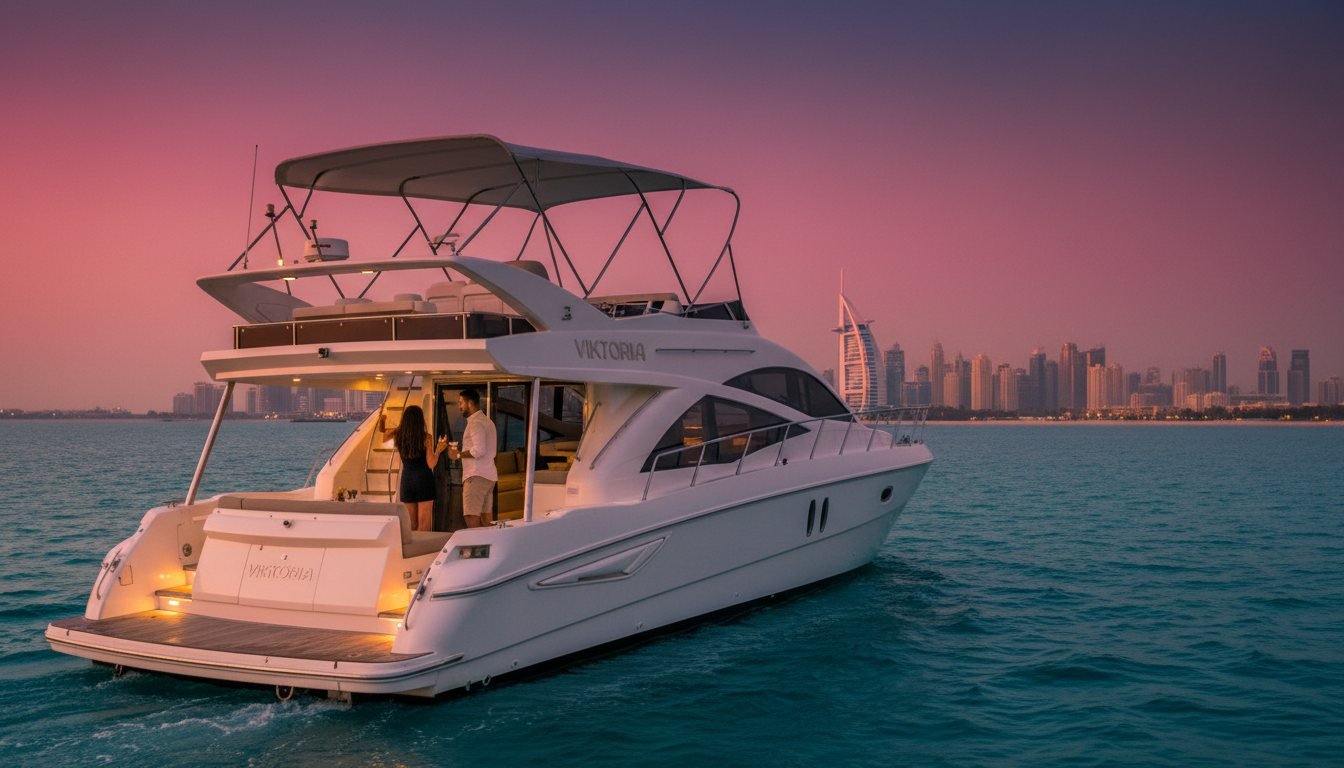 Chartering a 33 ft Yacht in Dubai
