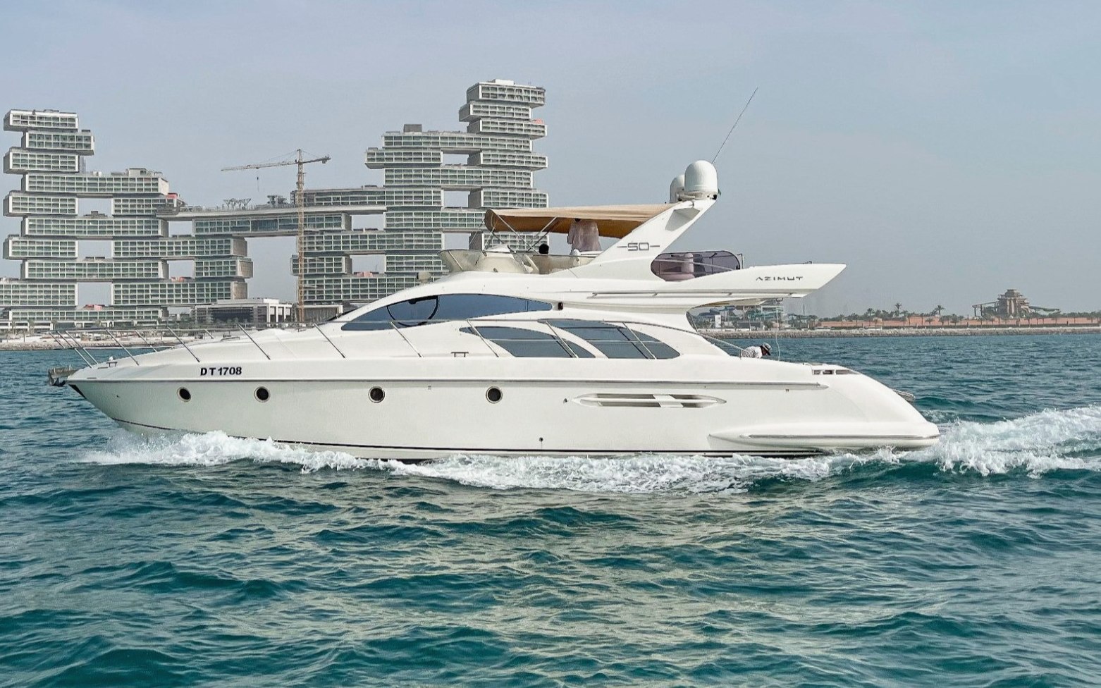 Azimut Grand Crew yacht in Dubai
