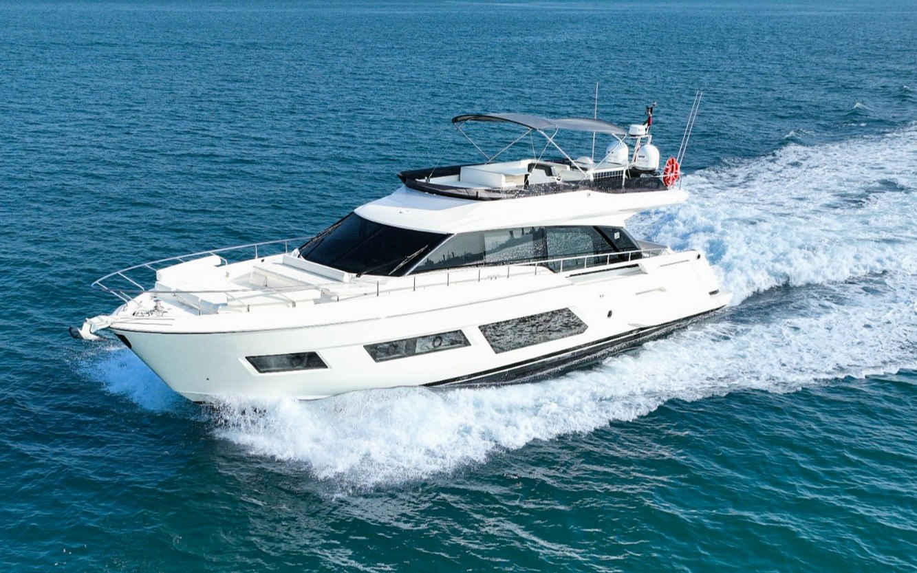 Ferretti 67 ft yacht in Dubai